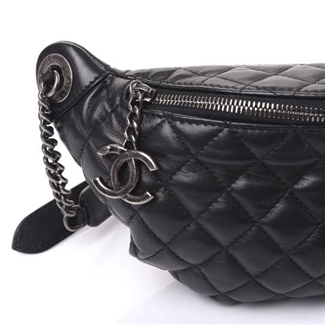 chanel fanny pack waist bag price|chanel lambskin fanny bag.